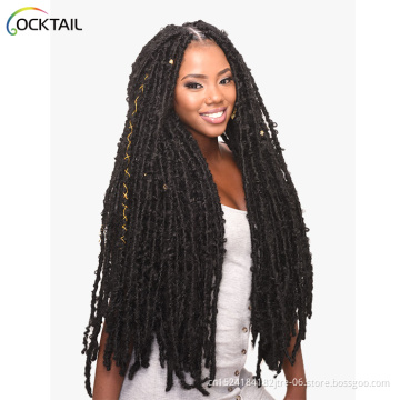 12 inch 18 inch 24 inch 26 inch big boho soft butterfly locs crochet hair braids, butterfly crochets loc twist with a wine color